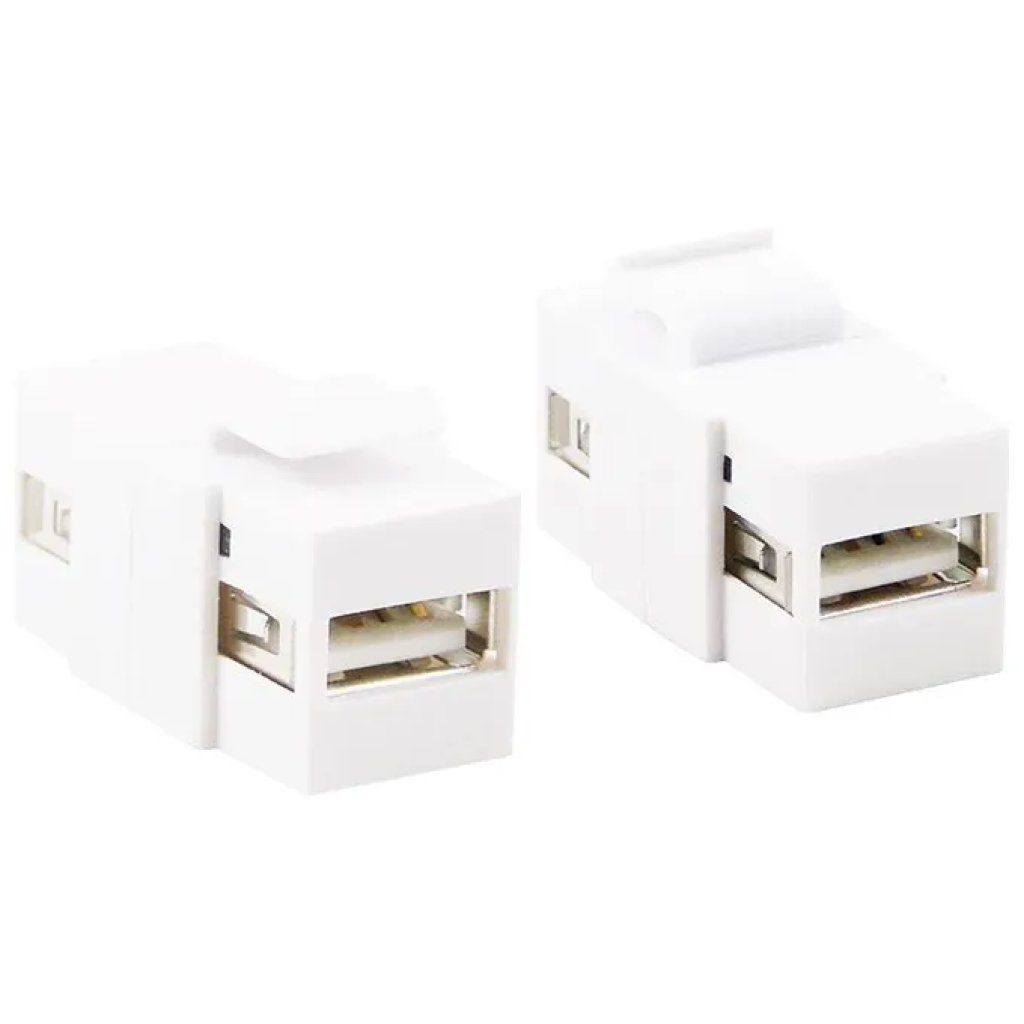 LINK Adattatore Keystone USB Femmina-Femmina Bianco LINK Adattatore Keystone USB Femmina-Femmina Bianco