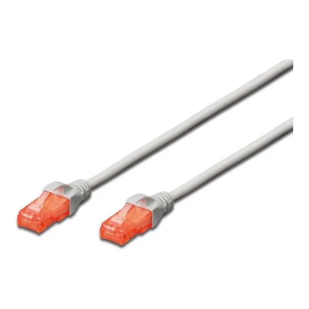 DIGITUS Cavo Ethernet Patch Digitus Cat 6 U/UTP RJ45, 10 m, Grigio DIGITUS Cavo Ethernet Patch Digitus Cat 6 U/UTP RJ45, 10 m, Grigio