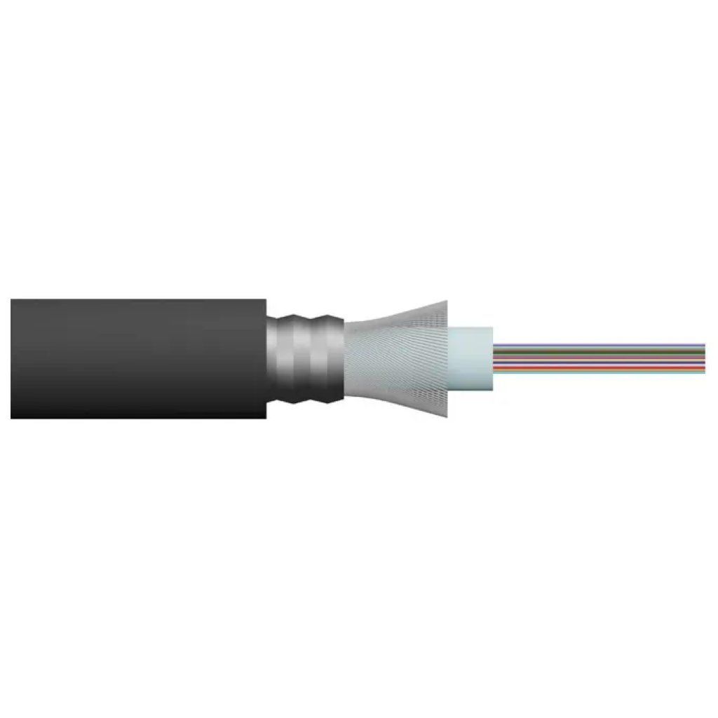 LINK Cavo in Fibra Ottica OM4 12 Fibre Armato Antiroditore