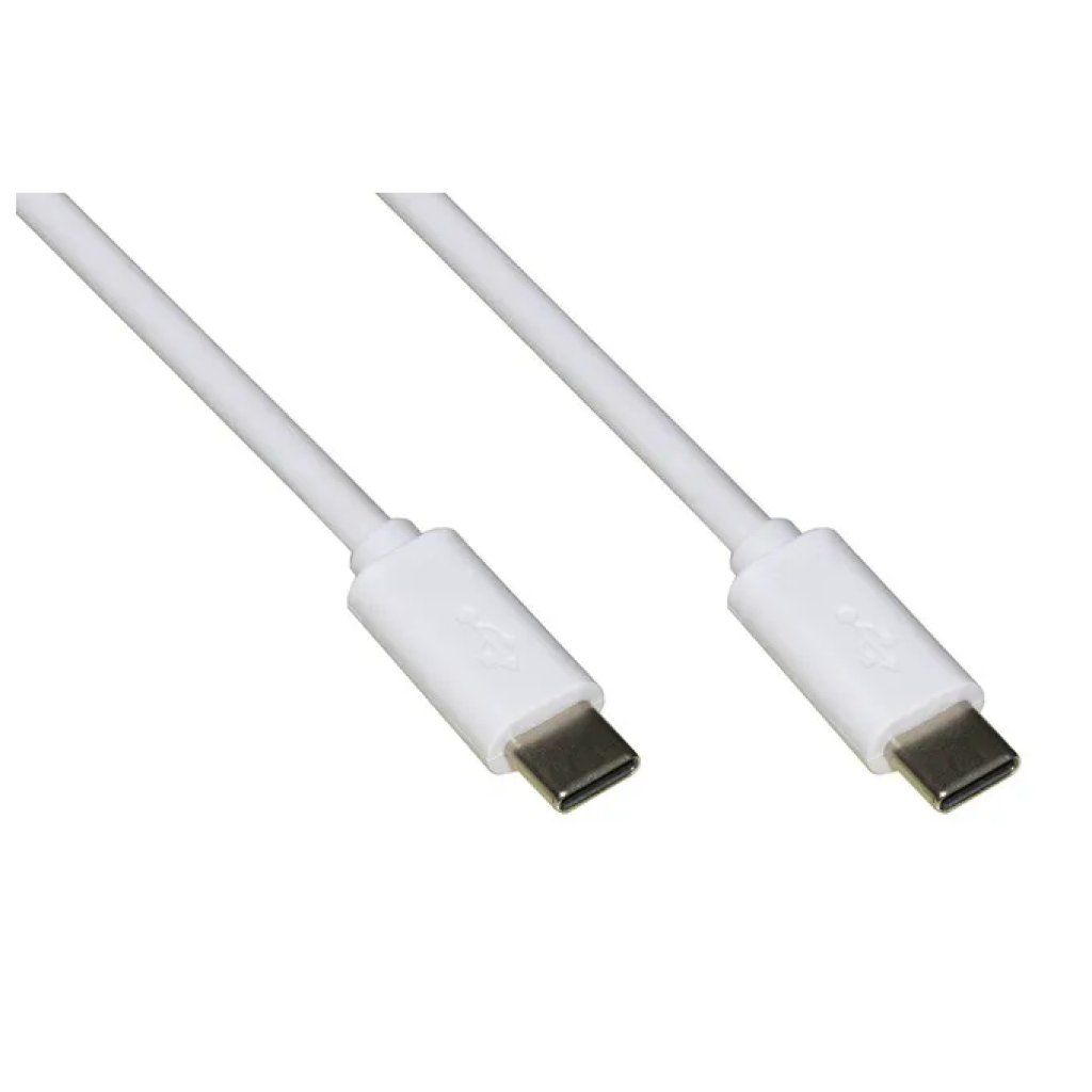 LINK Cavo USB-C LINK LKCC2003W maschio-maschio, 30 cm, bianco LINK Cavo USB-C LINK LKCC2003W maschio-maschio, 30 cm, bianco