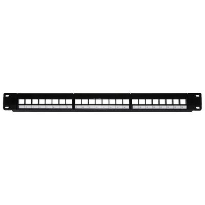 LINK LKPV24 Pannello Patch Vuoto 24 Porte Rack 19″ 1U Nero LINK LKPV24 Pannello Patch Vuoto 24 Porte Rack 19″ 1U Nero