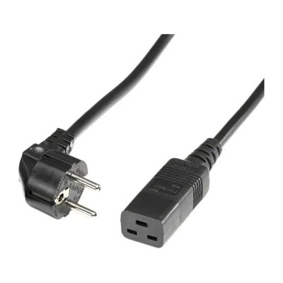 LINK ROLINE 19.08.1552 Cavo di alimentazione Schuko–IEC C19, 2 m, nero LINK ROLINE 19.08.1552 Cavo di alimentazione Schuko–IEC C19, 2 m, nero