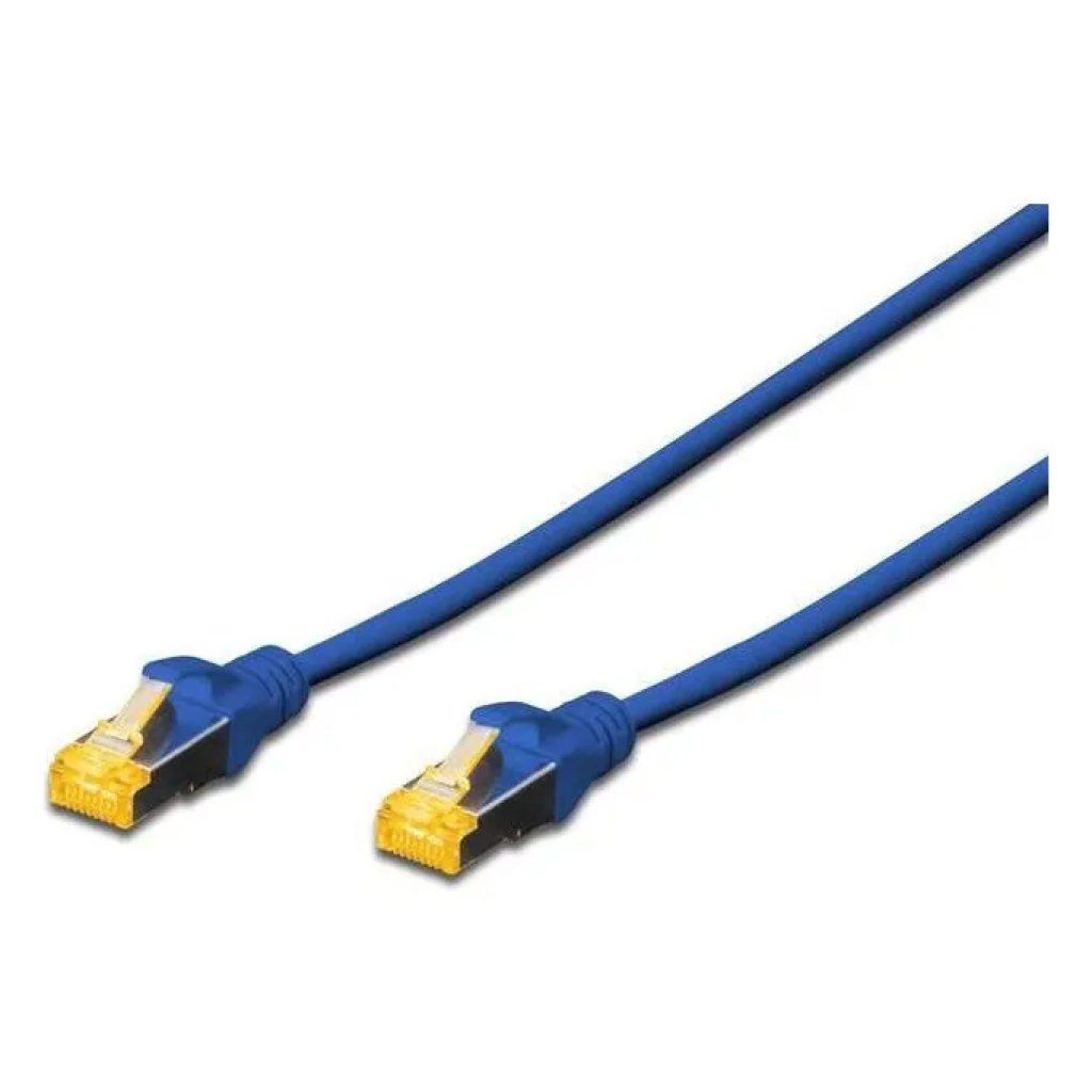 DIGITUS Cavo Ethernet Digitus Cat 6A S/FTP LS0H blu, 25 cm DIGITUS Cavo Ethernet Digitus Cat 6A S/FTP LS0H blu, 25 cm