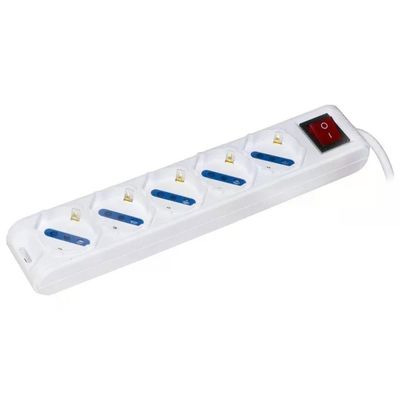 Neutra Multipresa Neutra 5 prese universali Ita-Schuko 10 A con interruttore Neutra Multipresa Neutra 5 prese universali Ita-Schuko 10 A con interruttore