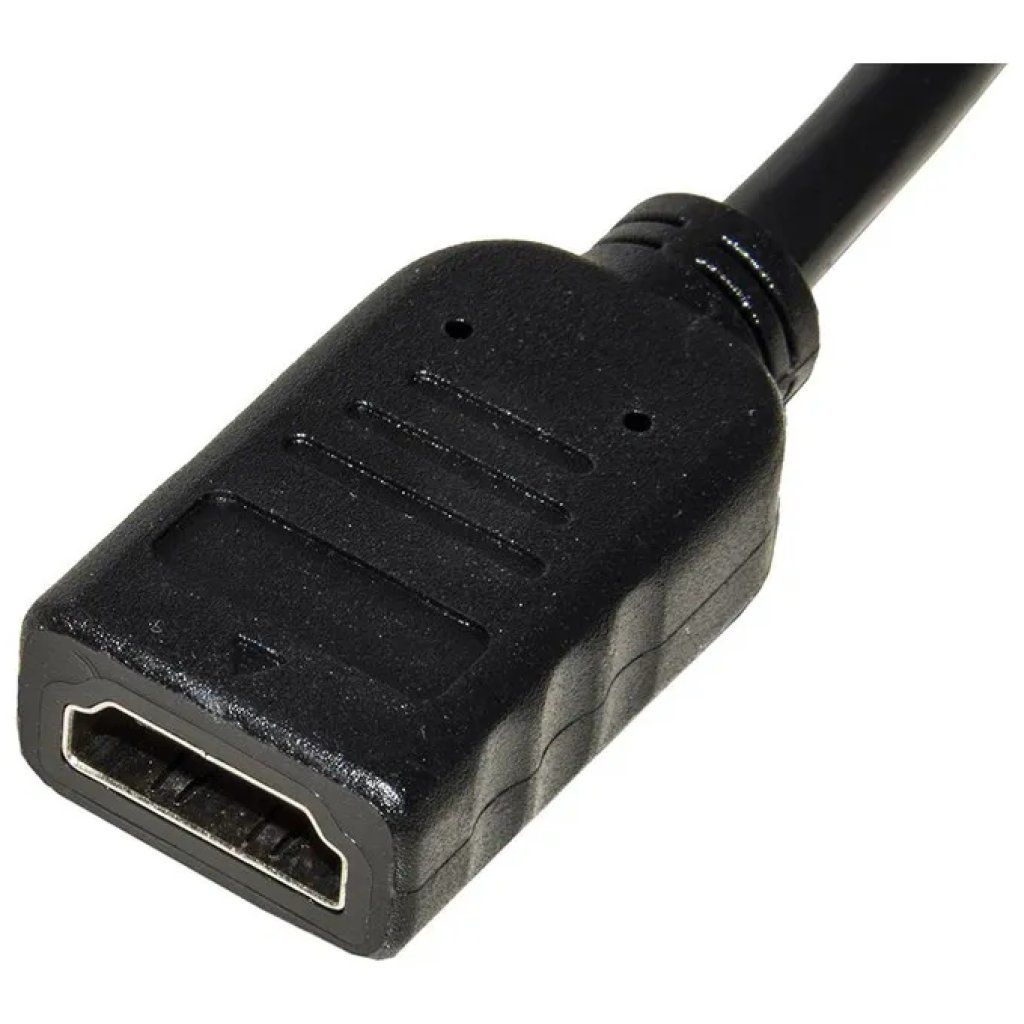 LINK LKADAT20 Adattatore DisplayPort maschio a HDMI femmina 4K, cavo da 15 cm