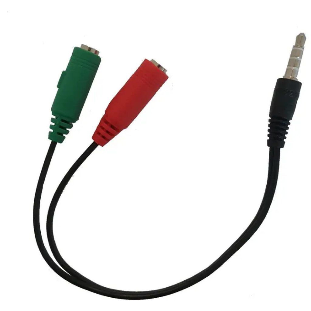LINK Sdoppiatore Audio Jack 3,5 mm per Cuffie e Microfono LINK Sdoppiatore Audio Jack 3,5 mm per Cuffie e Microfono