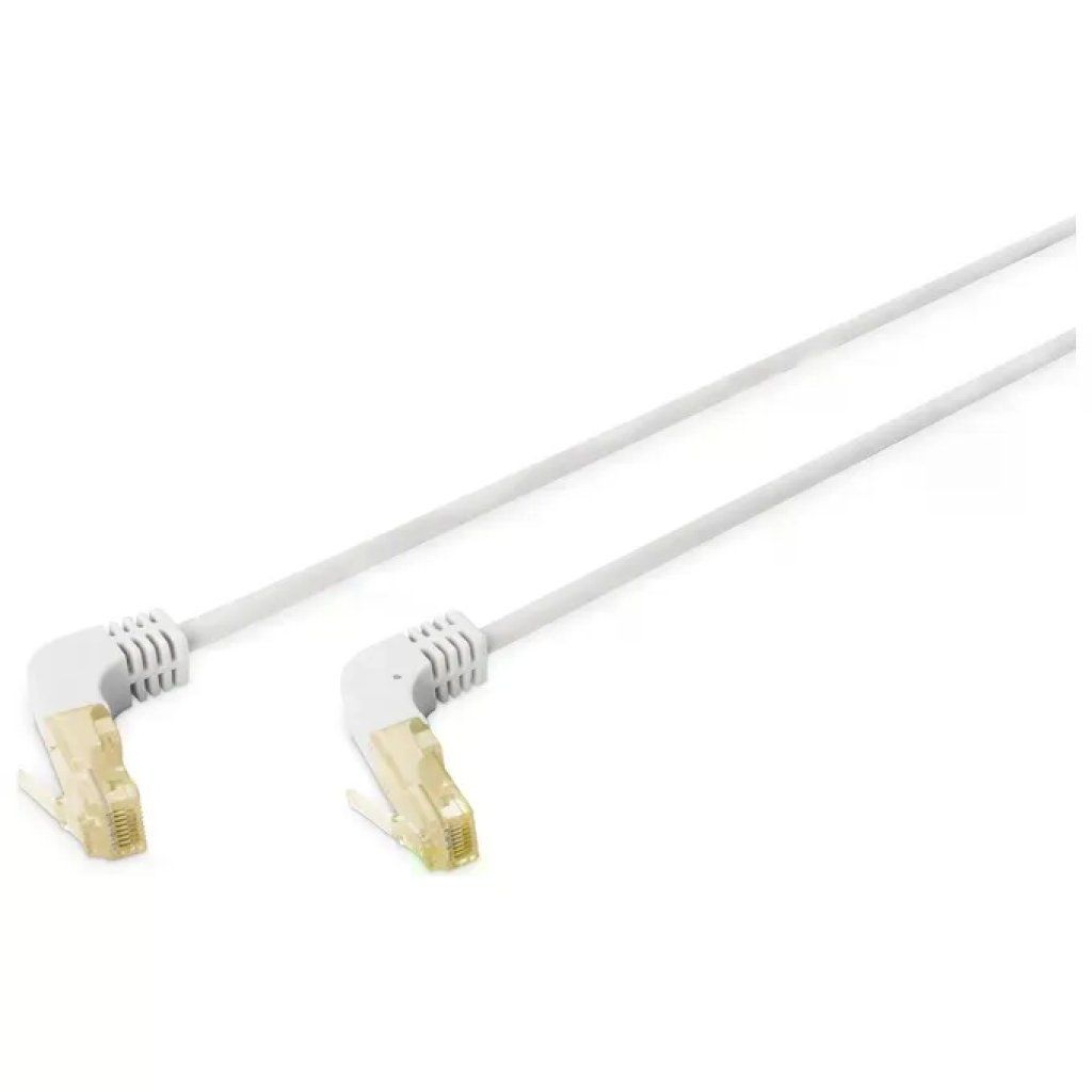 DIGITUS Cavo Patch Ethernet CAT 6A S/FTP RJ45 angolato 90° DIGITUS Cavo Patch Ethernet CAT 6A S/FTP RJ45 angolato 90°