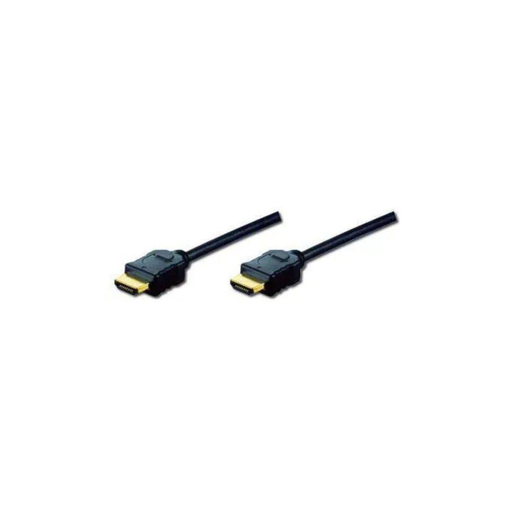 DIGITUS Cavo HDMI 2.0 4K con Ethernet, 2 m, Nero