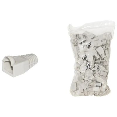 LINK Copriconnettori RJ45 Grigi, 100 Pezzi