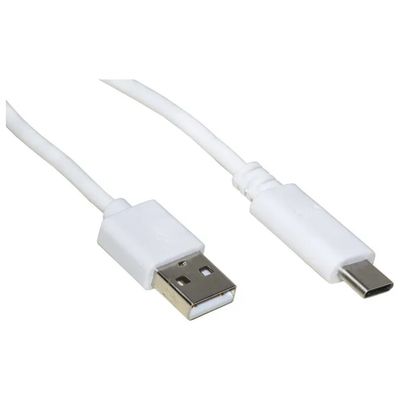 LINK LKC2010 – Cavo USB-A a USB-C 2.0, 1 m, bianco LINK LKC2010 – Cavo USB-A a USB-C 2.0, 1 m, bianco