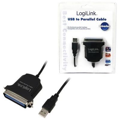 DIGITUS LogiLink AU0003C Adattatore USB-A a Centronics 36 poli, 1,5 m