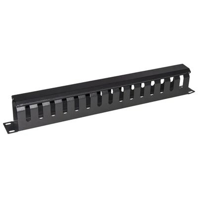 LINK LKORG1UD Pannello guidacavi rack 19" 1U nero