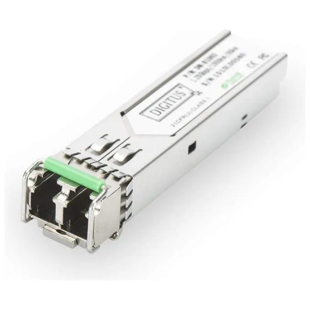 Digitus DN-81002 Modulo SFP Singlemode LC Duplex 1,25 Gbps, 1550 nm, 80 km Digitus DN-81002 Modulo SFP Singlemode LC Duplex 1,25 Gbps, 1550 nm, 80 km