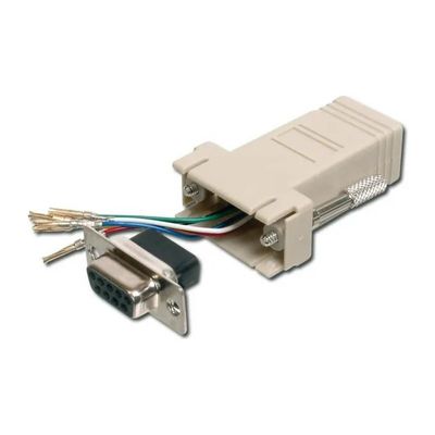 DIGITUS AT-23067 Adattatore D-Sub 9 poli femmina a RJ45 8 poli