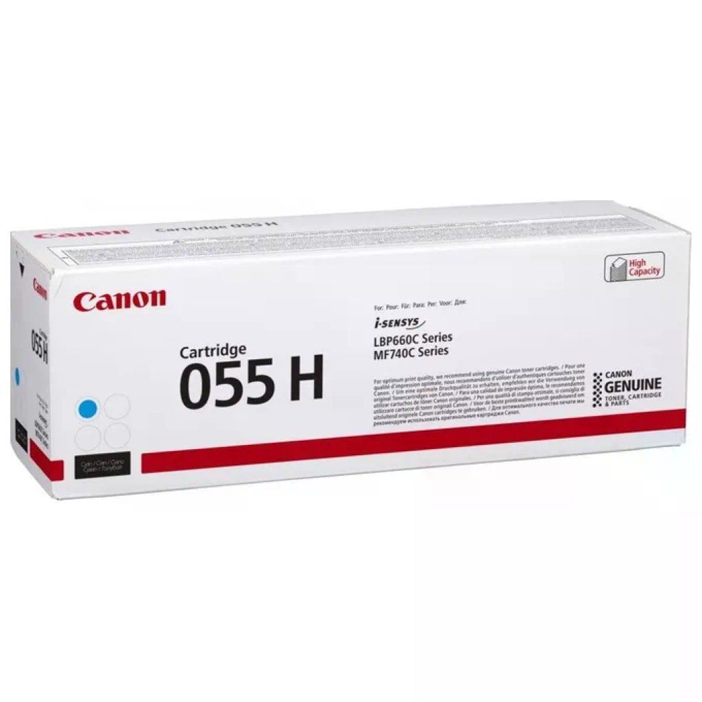 Canon 055H Toner Ciano Originale ad Alta Capacità Canon 055H Toner Ciano Originale ad Alta Capacità