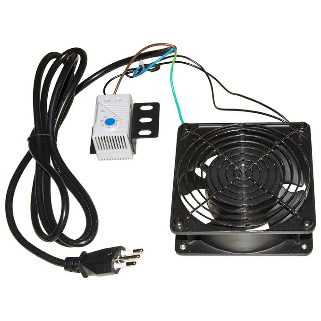 LINK LKFANT Ventola di raffreddamento per rack 19″ con termostato, 220 V LINK LKFANT Ventola di raffreddamento per rack 19″ con termostato, 220 V