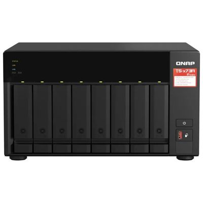 QNAP TS-873A-8G NAS Tower 8 Bay, Ryzen V1500B, 8 GB RAM, 2x 2.5GbE