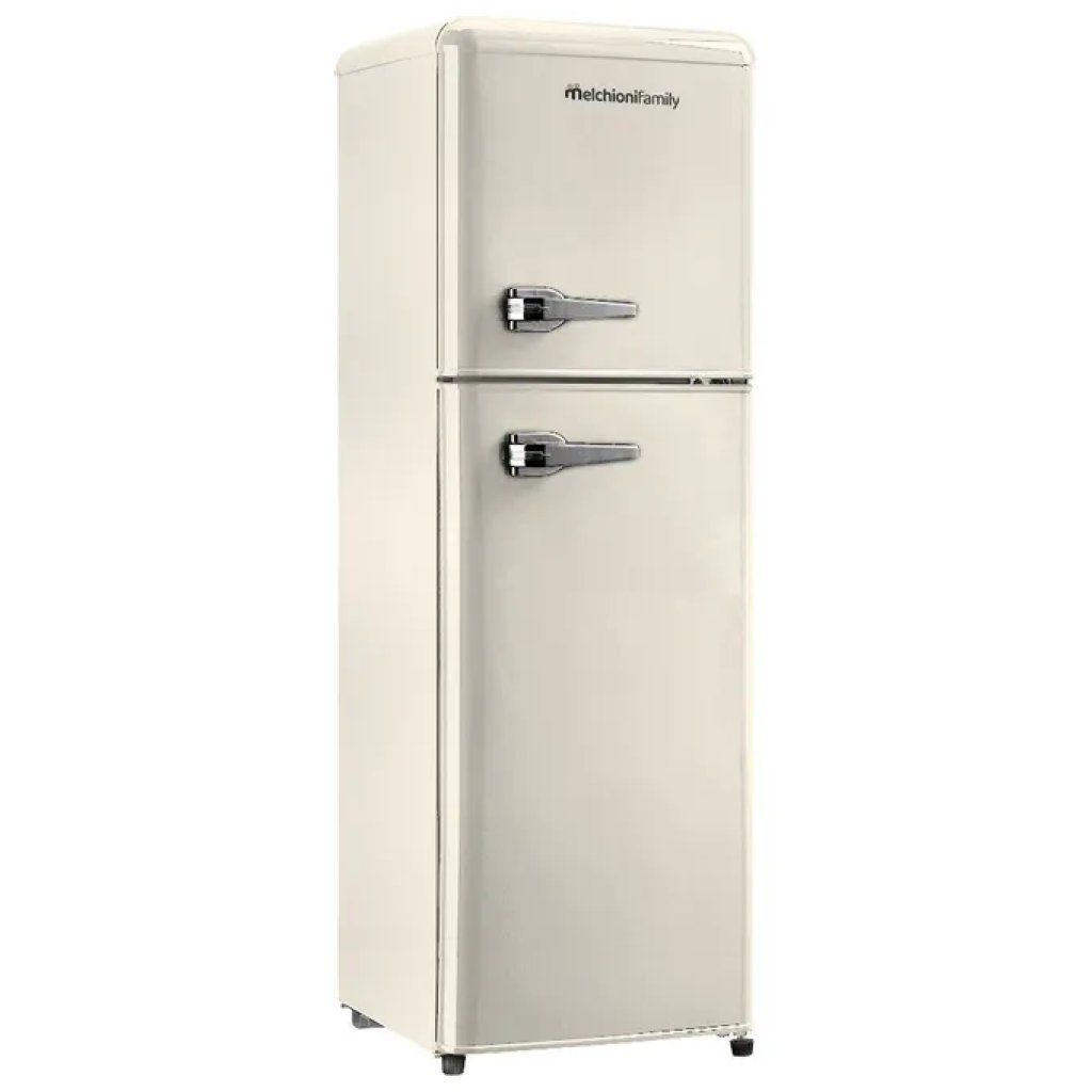 Melchioni Family 118700256 Siberia Frigorifero Doppia Porta 85 L 113 cm Classe E 45 dB Compressore colore Panna