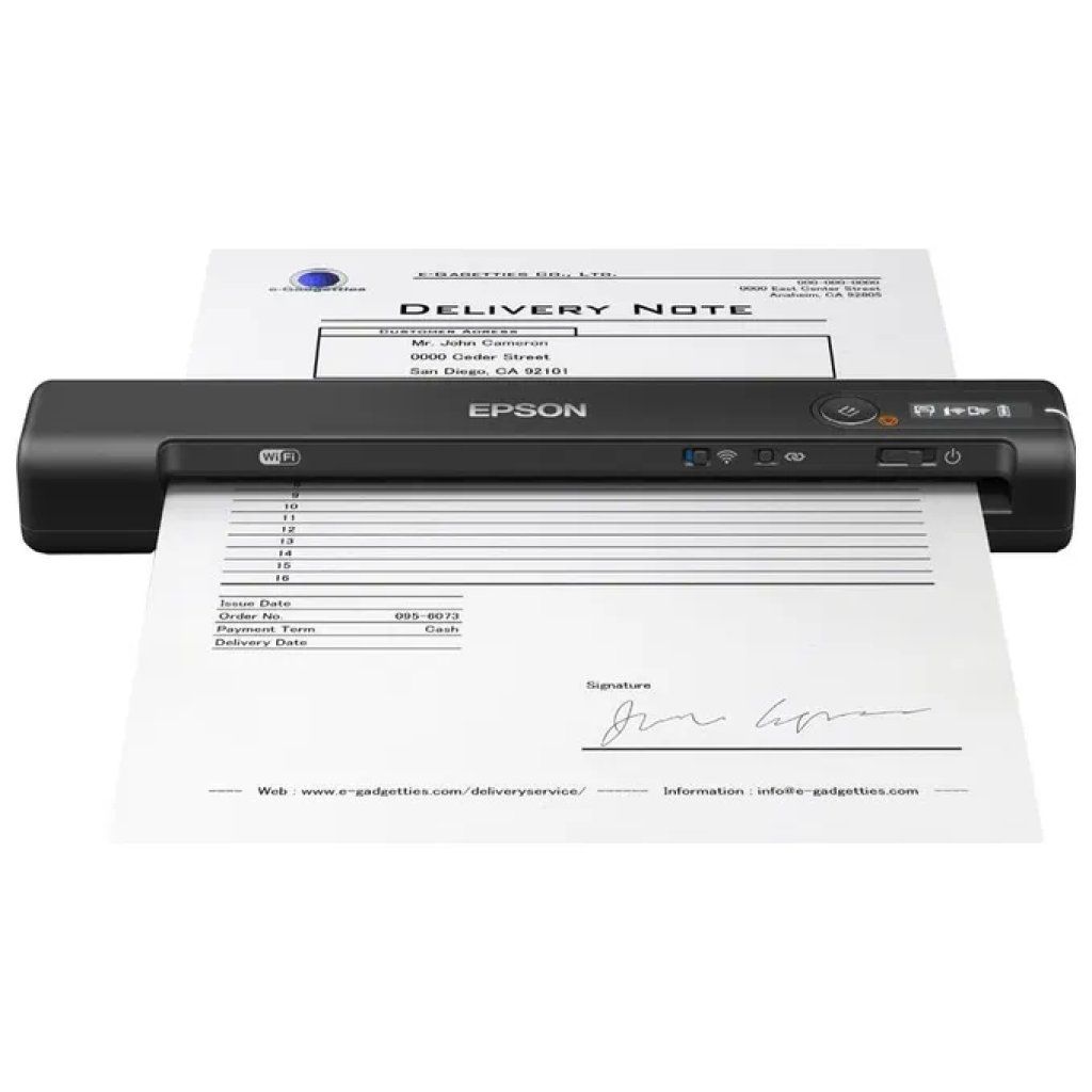 Epson B11B253401 WorkForce ES-60W Scanner Portatile Wi-Fi USB Batteria 600 DPI 8