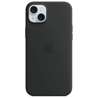 Apple Custodia in silicone MagSafe per iPhone 15 Plus - Nero