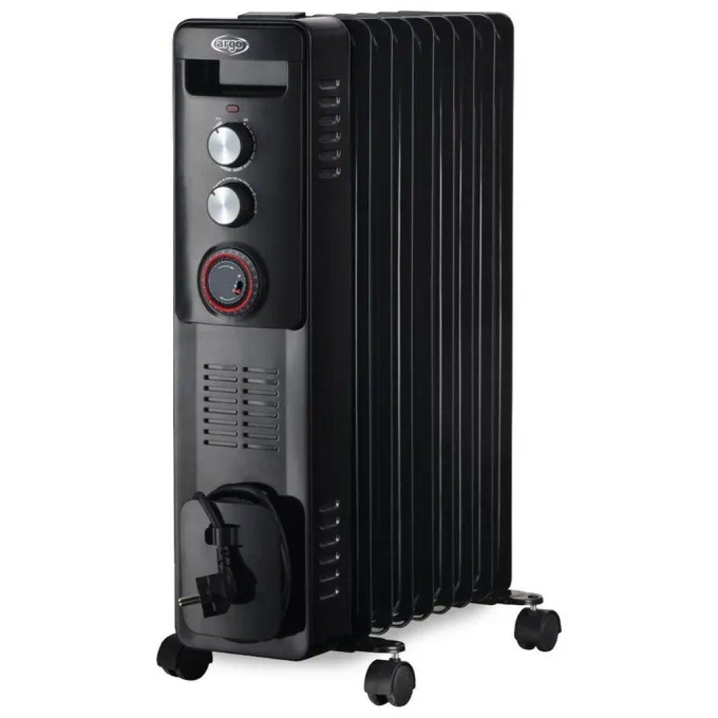 ArgoClima 191150027 WARM BLACK TT 9 Riscaldatore Ambiente Elettrico a Olio 2400 W per stanze fino a 70 ArgoClima 191150027 WARM BLACK TT 9 Riscaldatore Ambiente Elettrico a Olio 2400 W per stanze fino a 70