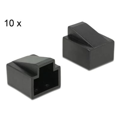LINK Set 10 Cappucci Antipolvere per Connettori RJ45 LINK Set 10 Cappucci Antipolvere per Connettori RJ45