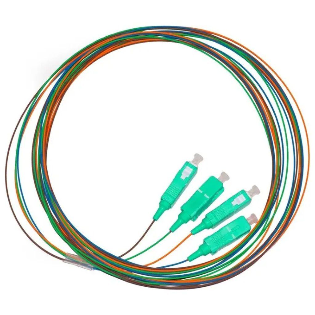 LINK Confezione da 4 Pigtail in Fibra Ottica SC Simplex OM3, 2 m LINK Confezione da 4 Pigtail in Fibra Ottica SC Simplex OM3, 2 m