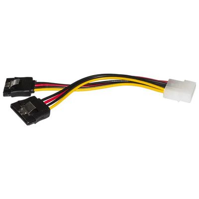 Link LKCSATA02 Cavo Splitter Molex 4 Pin a 2 SATA, 15 cm