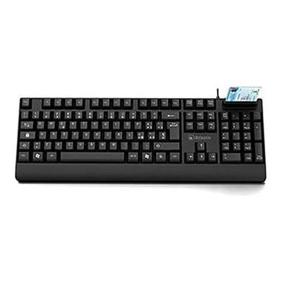 Atlantis Land P013-K810S Tastiera USB Italiana con Lettore Smart Card