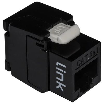 LINK LK5EUTB Keystone Jack RJ45 Cat. 5E UTP Toolless Nero LINK LK5EUTB Keystone Jack RJ45 Cat. 5E UTP Toolless Nero