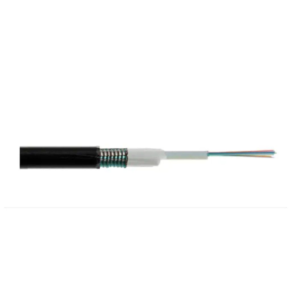 LINK Cavo in Fibra Ottica LINK OM3 Armato da Esterno, 24 Fibre