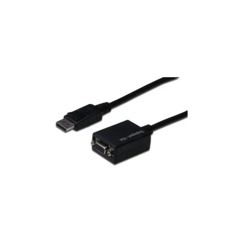 DIGITUS AK-340403-001-S – Adattatore DisplayPort a VGA, 15 cm