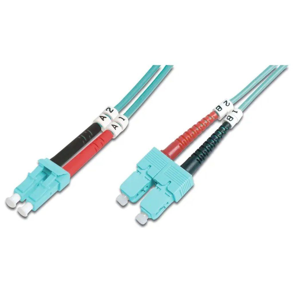 Digitus DK-2532-10-3 – Cavo fibra ottica duplex LC-SC OM3, 10 m Digitus DK-2532-10-3 – Cavo fibra ottica duplex LC-SC OM3, 10 m