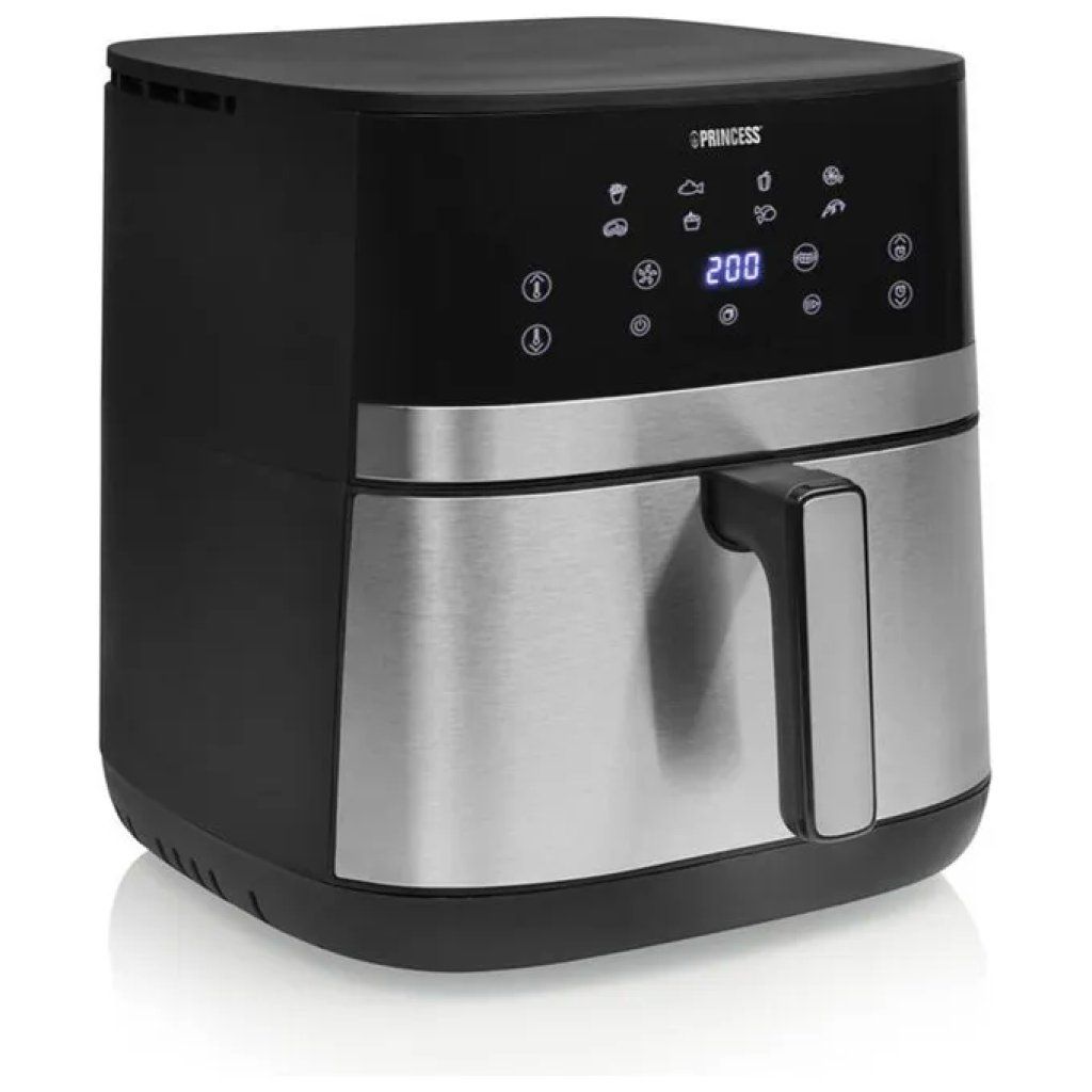 Princess FRIPRI182474 DualHeat Friggitrice ad aria 7 L 2300 W 12 programmi Touchscreen LED colore Nero