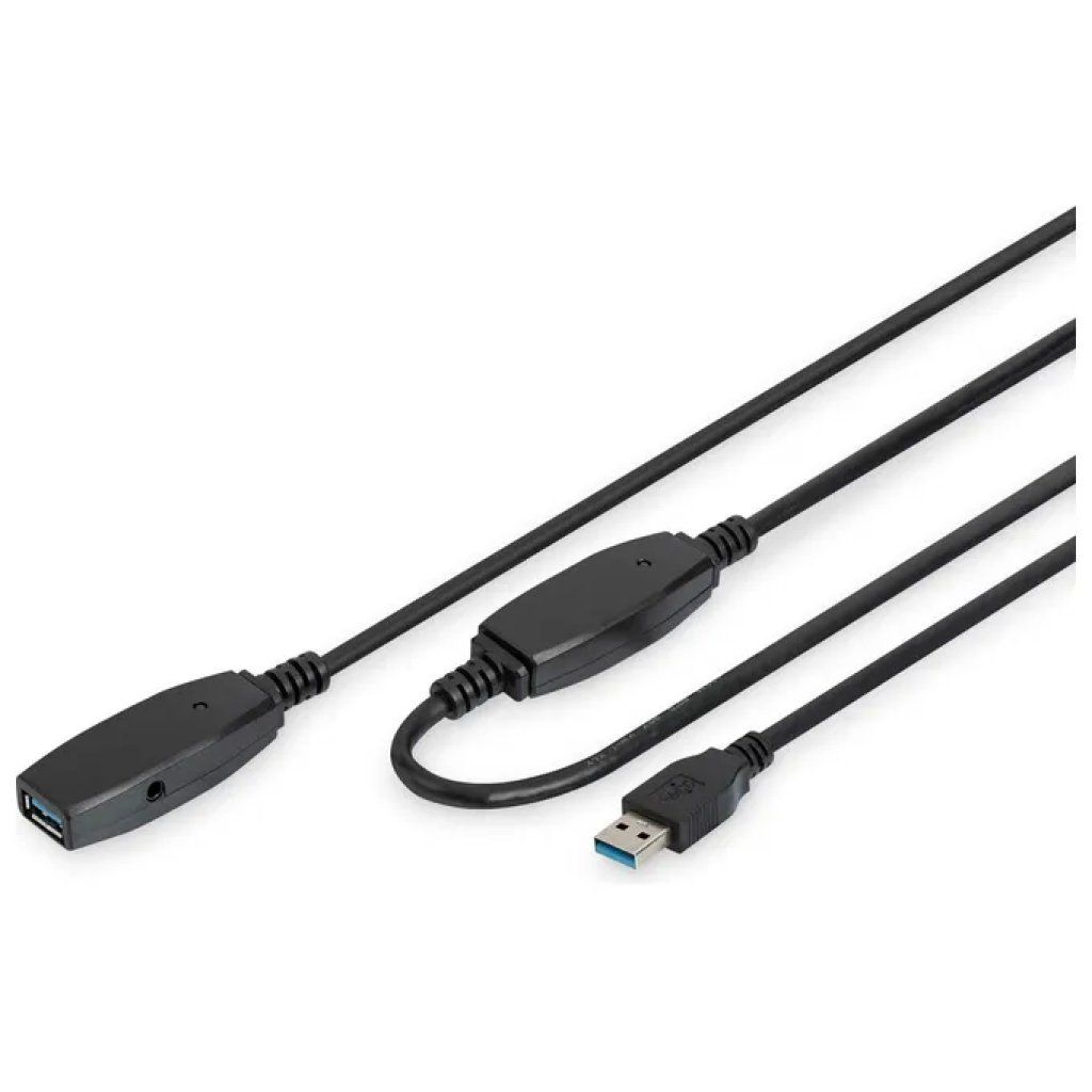 Digitus DA-73105 Cavo di prolunga attivo USB 3.2 Gen 1 10 m fino a 5 Gbit-s colore Nero