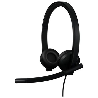 Logitech 981-001430 Auricolare Cablato USB-A Con Microfono Per Ufficio Nero H570e