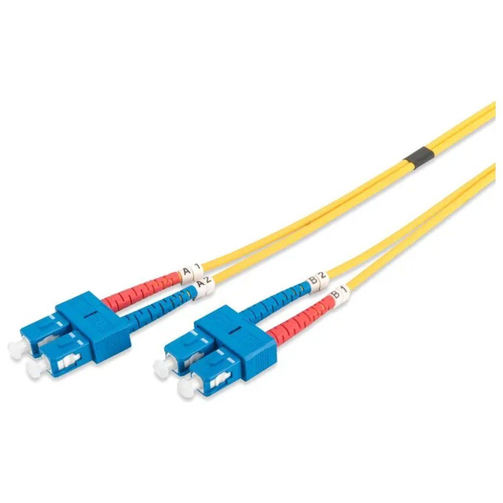 Digitus cavo fibra ottica SC-SC duplex monomodale 9/125, 1 m Digitus cavo fibra ottica SC-SC duplex monomodale 9/125, 1 m