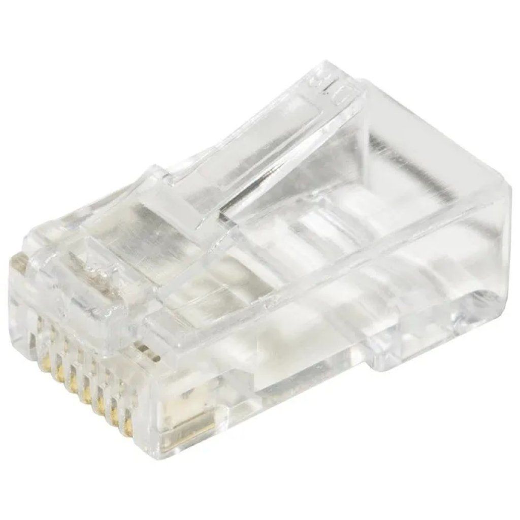 LINK Connettori RJ45 Cat 5e UTP 8 poli per cavo flessibile, 100 pezzi