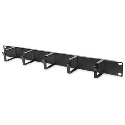 Digitus DN-97602 Pannello Passacavi Rack 19 Digitus DN-97602 Pannello Passacavi Rack 19" 1U, 5 Anelli, Nero