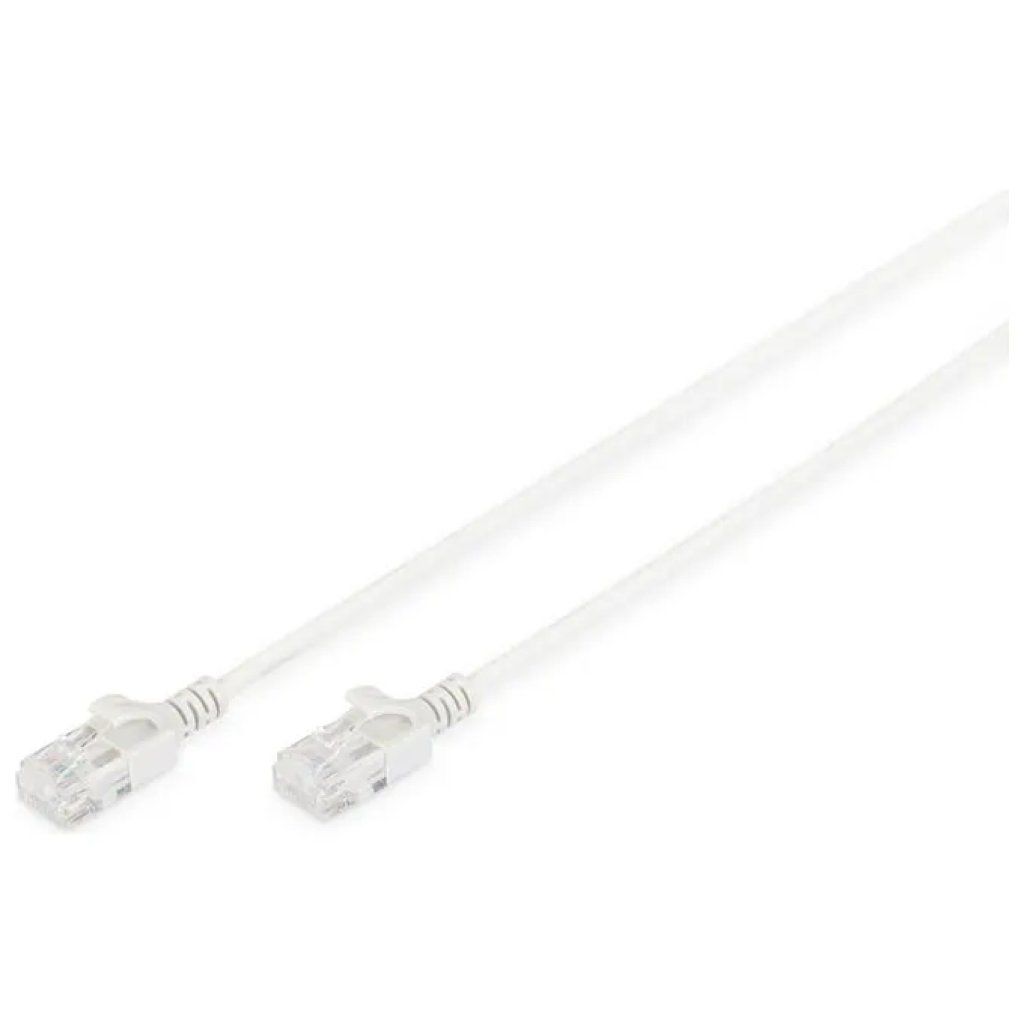 Digitus Cavo Ethernet Cat 6 U/UTP Slim LSZH Grigio, 1 m Digitus Cavo Ethernet Cat 6 U/UTP Slim LSZH Grigio, 1 m