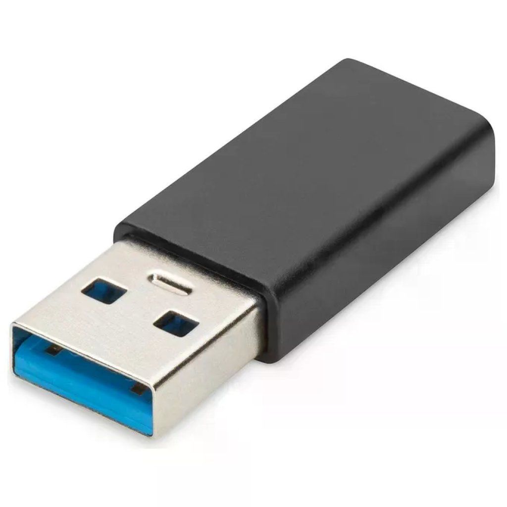 DIGITUS Adattatore USB-A 3.0 a USB-C, nero DIGITUS Adattatore USB-A 3.0 a USB-C, nero