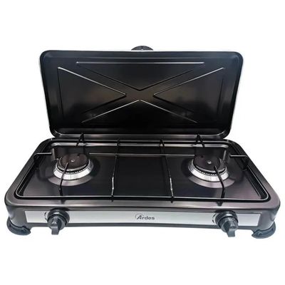 Ardes Odino 2 AR1FG02 Fornello a Gas GPL, 2 Fuochi, 2200 W, Nero