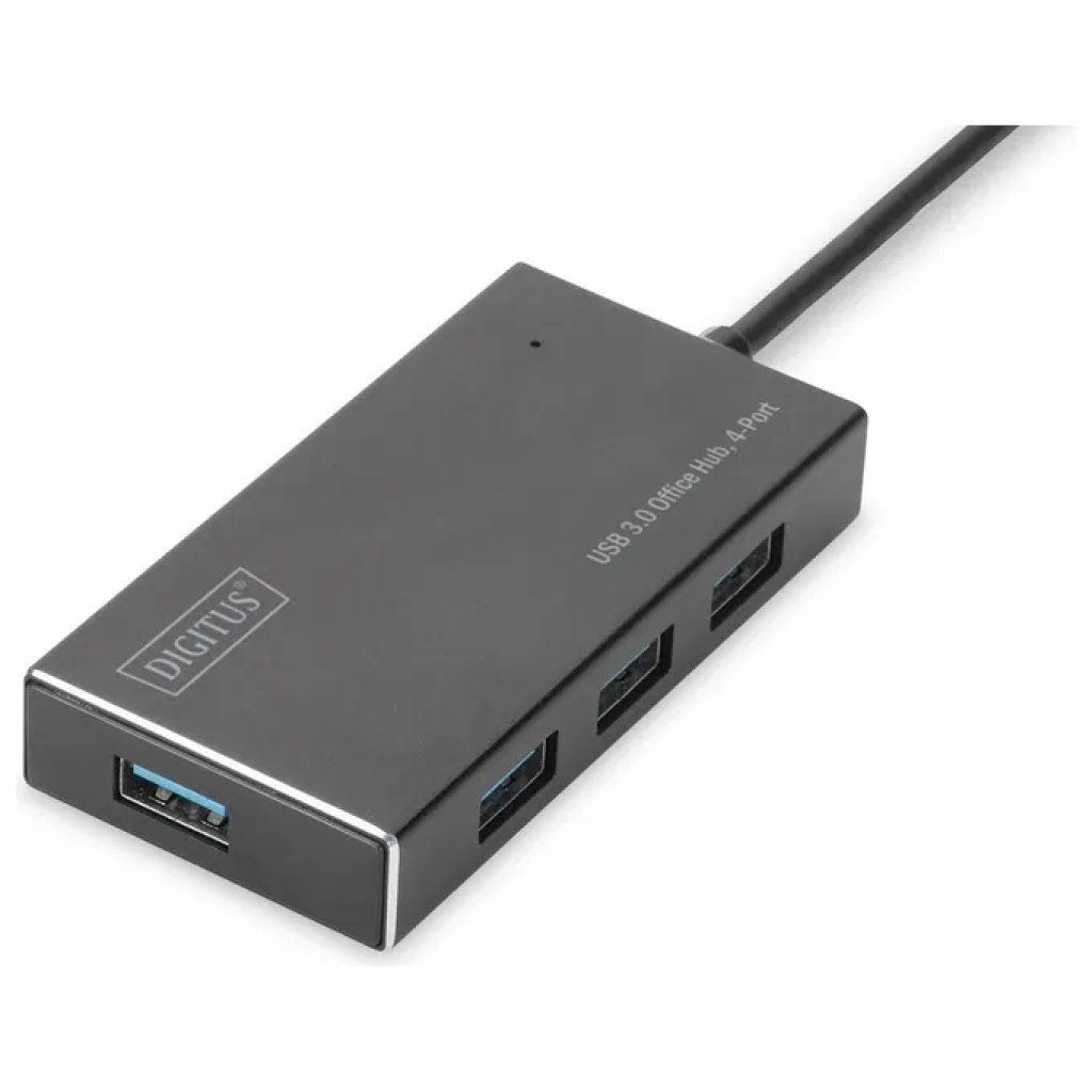 DIGITUS Hub USB 3.0 a 4 porte con alimentatore DIGITUS Hub USB 3.0 a 4 porte con alimentatore
