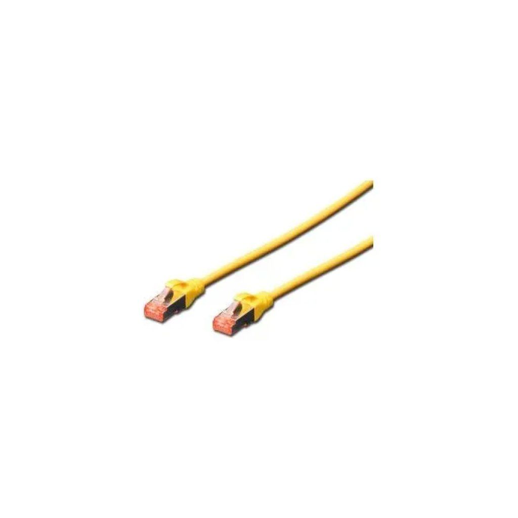 DIGITUS Cavo di rete Cat6 S/FTP RJ-45 giallo, 5 m, confezione da 10 DIGITUS Cavo di rete Cat6 S/FTP RJ-45 giallo, 5 m, confezione da 10