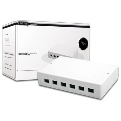 DIGITUS Box esterno per 12 connettori jack di rete DIGITUS Box esterno per 12 connettori jack di rete