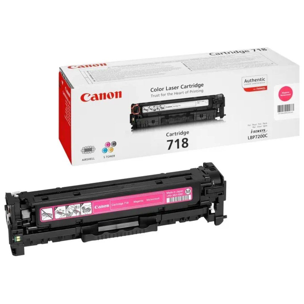 Canon 2660B002 CRG 718 M Toner Originale Laser 2900 Pagine per i