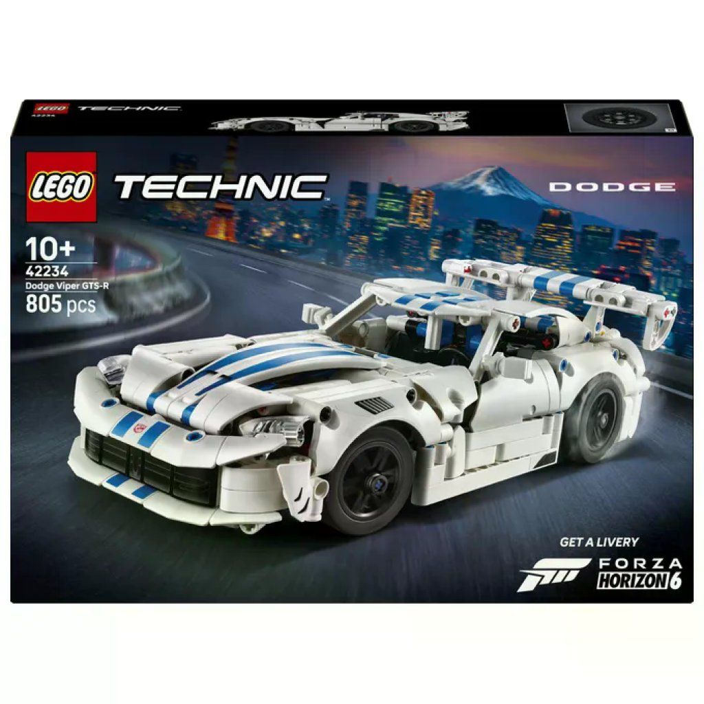 LEGO Technic Dodge Viper GTS-R – Auto sportiva, 805 pezzi