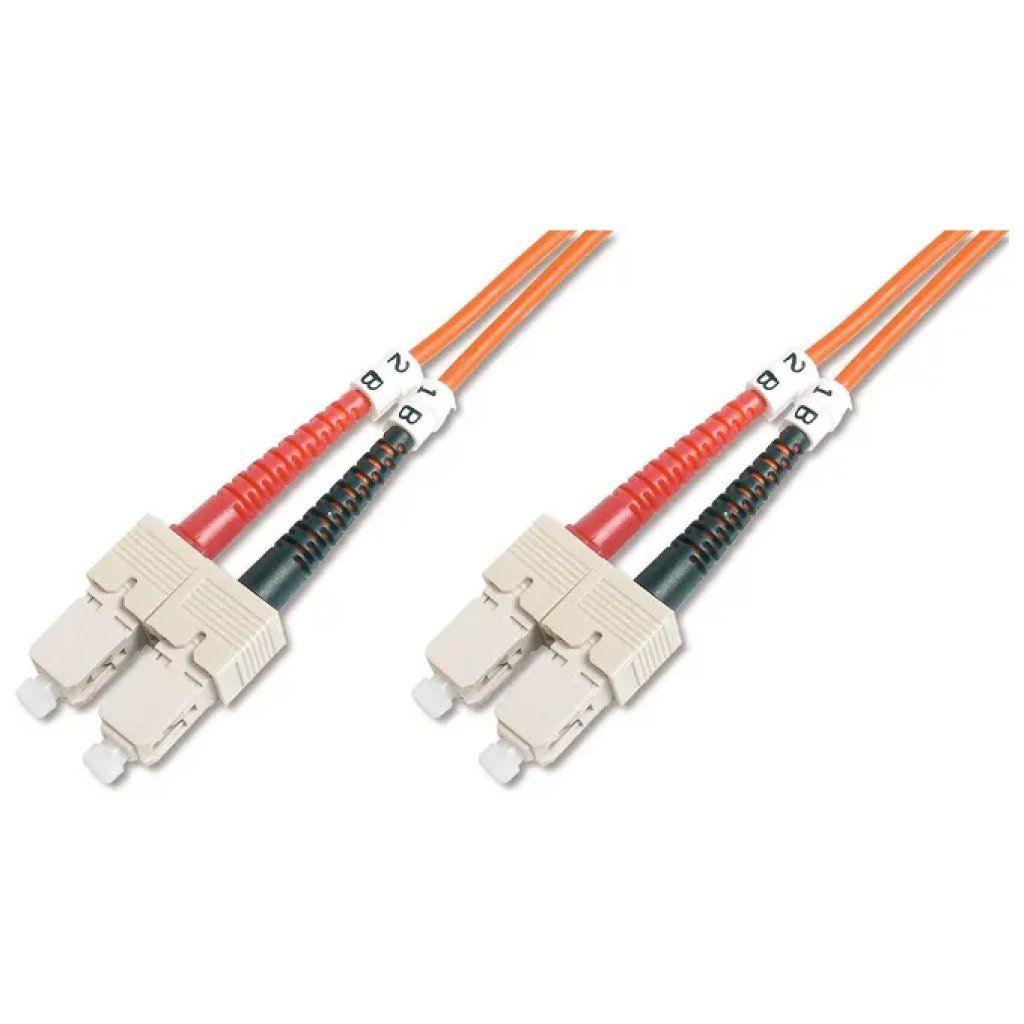 Digitus DK-2522-10 Cavo Patch Fibra Ottica OM2 Duplex SC/SC, 10 m, Arancione Digitus DK-2522-10 Cavo Patch Fibra Ottica OM2 Duplex SC/SC, 10 m, Arancione