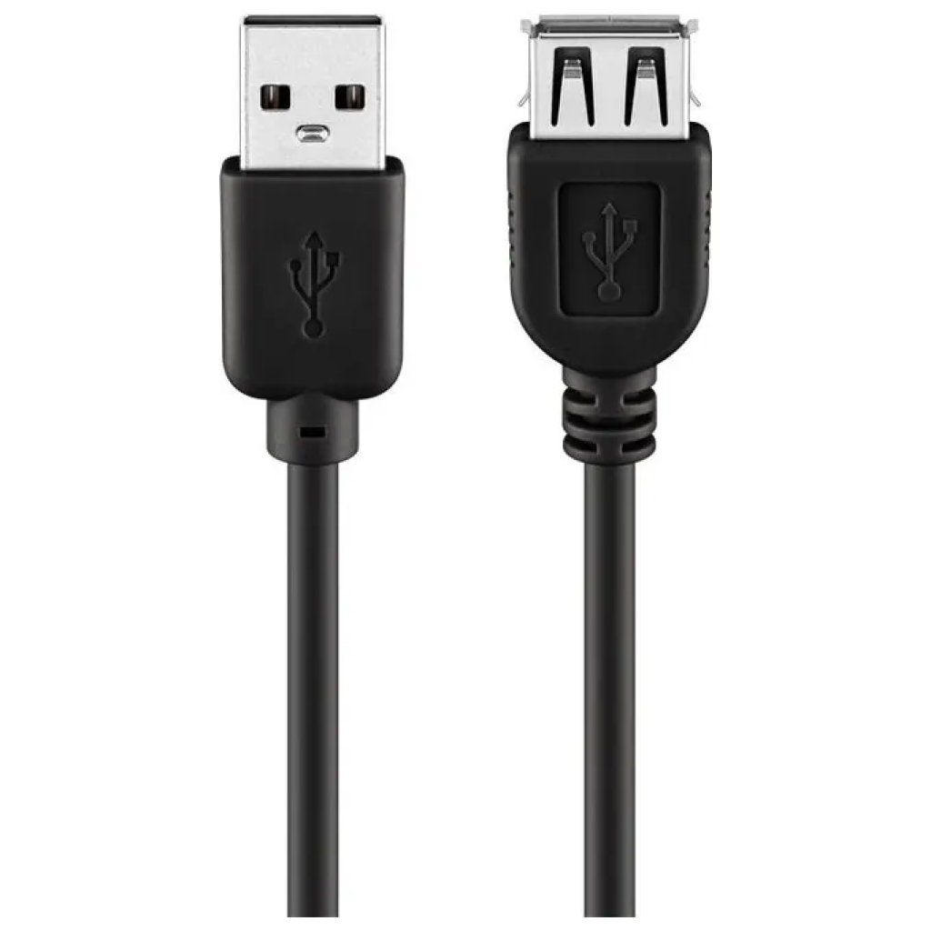 LINK Goobay 68625 – Cavo prolunga USB-A 2.0, 60 cm, nero
