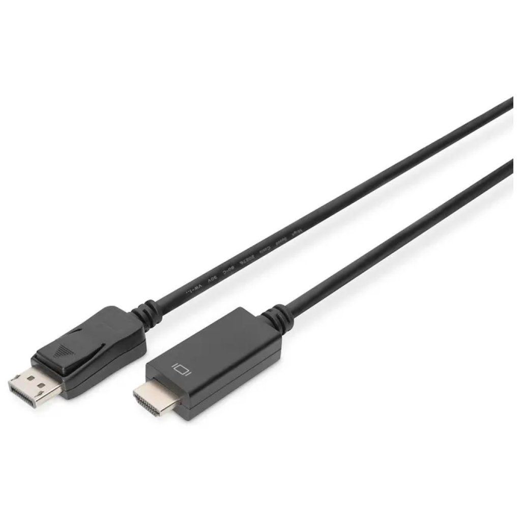 Digitus Cavo DisplayPort 1.2 a HDMI 4K, 1 m Digitus Cavo DisplayPort 1.2 a HDMI 4K, 1 m